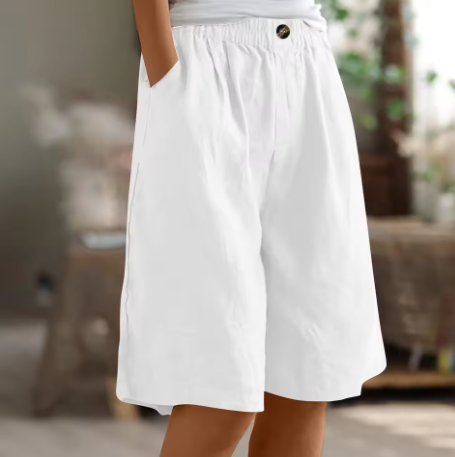 ZYLA - Linen Bermuda Shorts for Relaxed Comfort