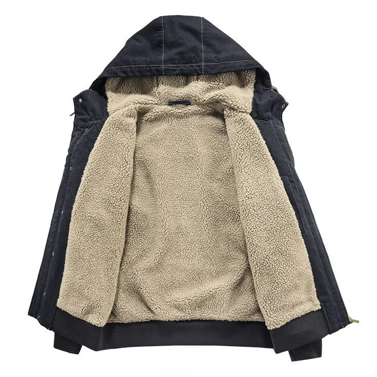 Thermo-Utility Hooded Sweatshirt for Ultimate Comfort
