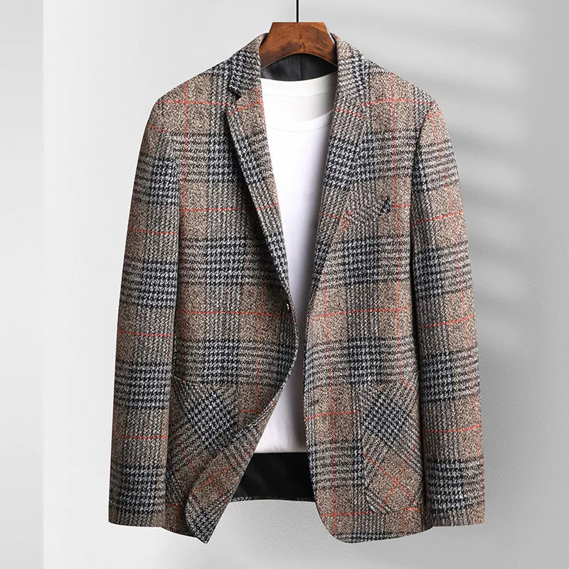 Giovanni Elegant Plaid Sport Coat for a Stylish Look