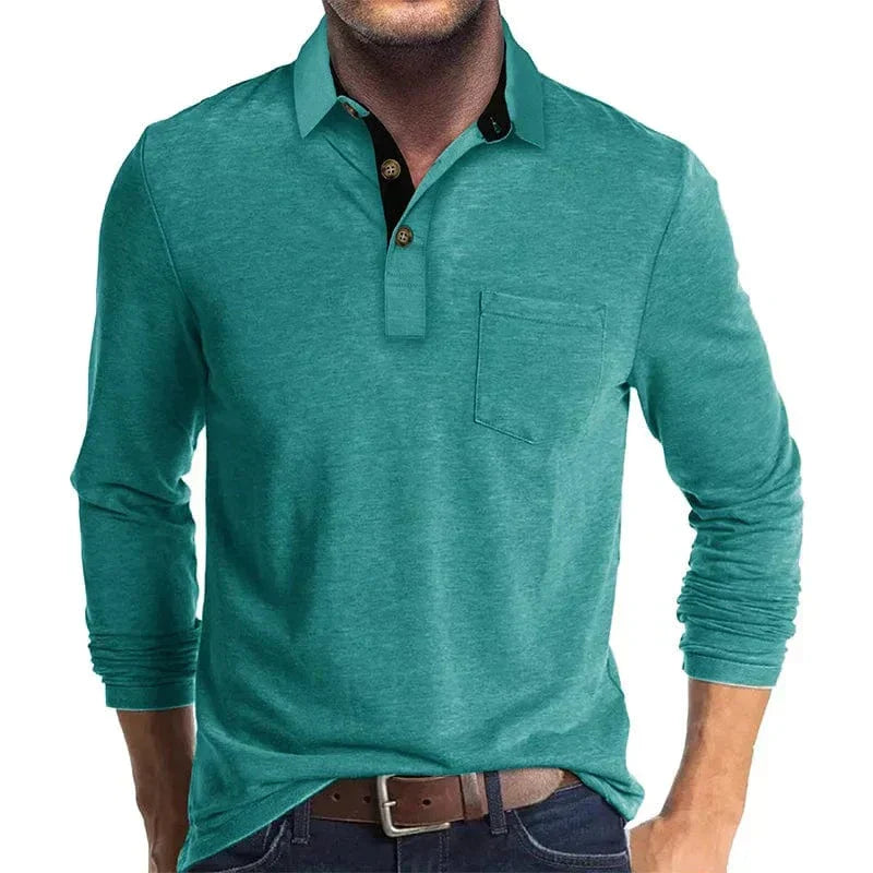 Hudson | Chic Elevated Casual Textured Polo for a Stylish Look