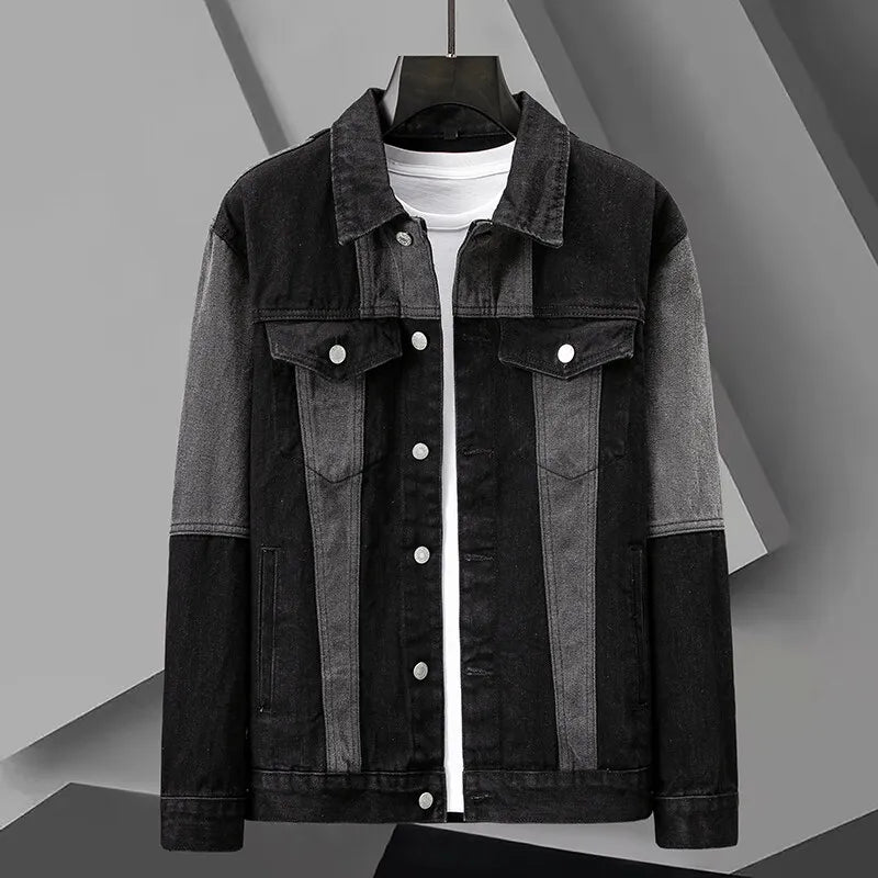 Jakarta denim vest with split panels
