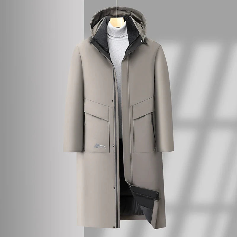 Warm and Elegant Long Down Coat Roma Modern