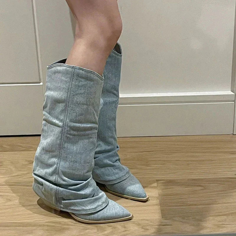 Women's Western Knee-High Cowboy Boots