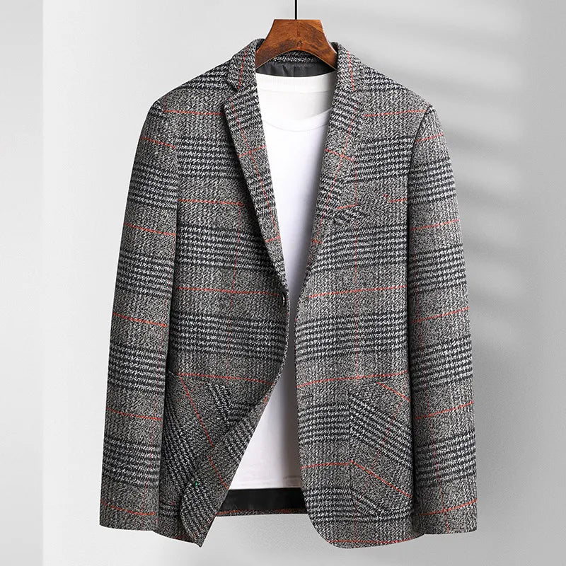 Giovanni Elegant Plaid Sport Coat for a Stylish Look