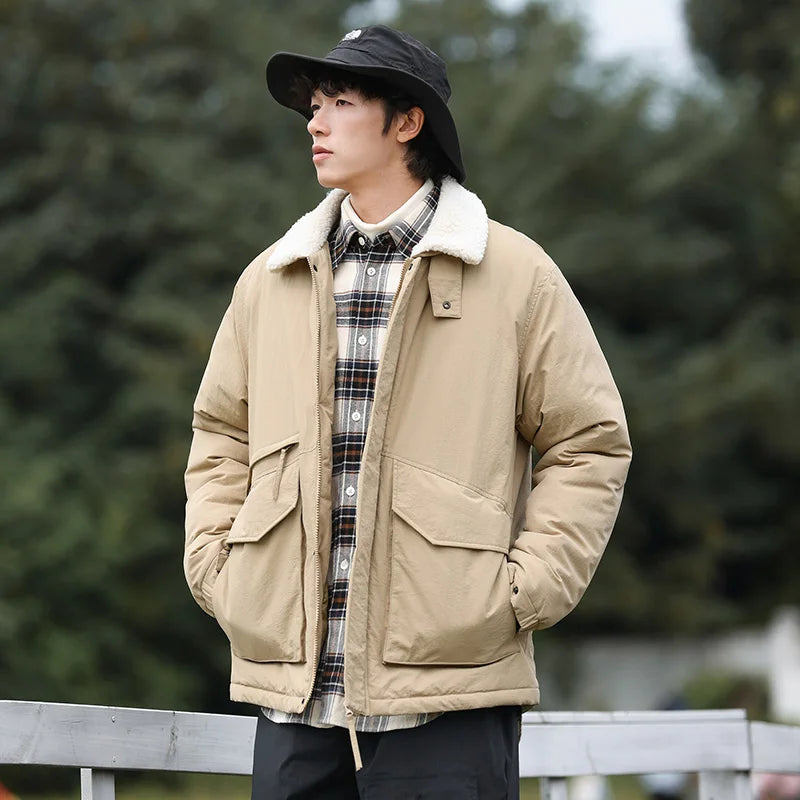 Sherpa Fur-Design Jacket for Extra Warmth and Style