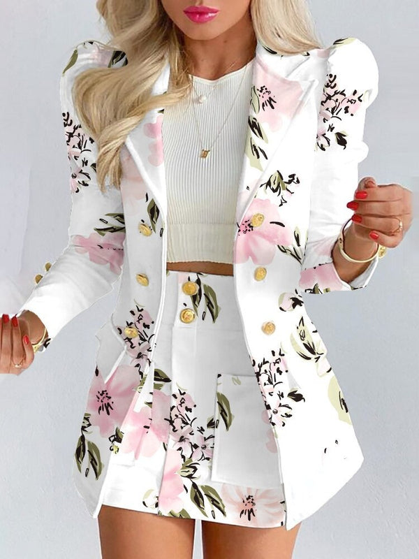 Bella Women’s Elegant Blazer and Skirt Co-ord Set for a Stylish Look