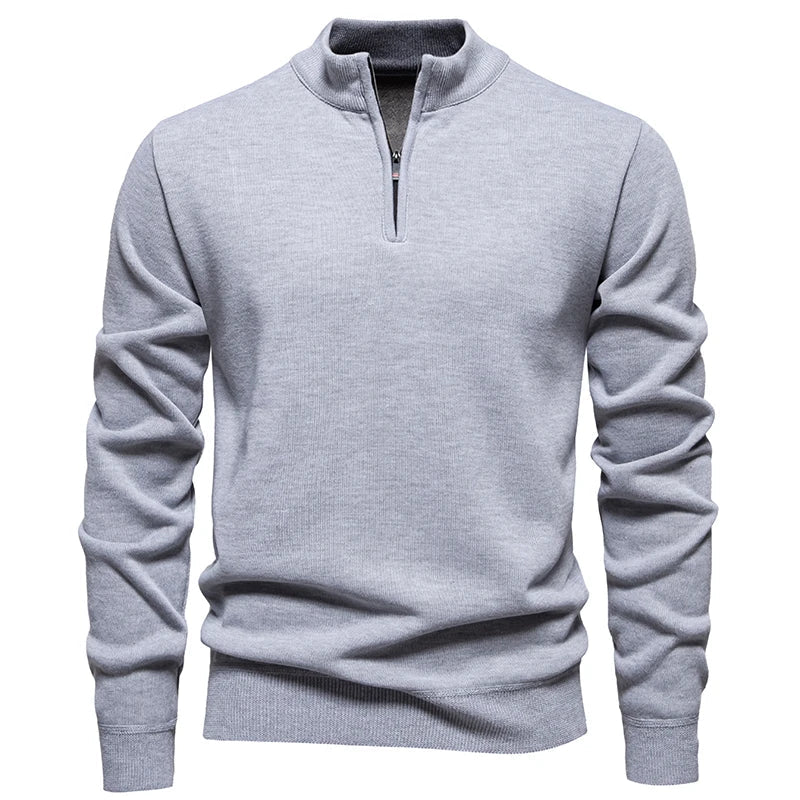 Calleron | Luxurious Elevated Quarter-Zip Sweater for Stylish Comfort