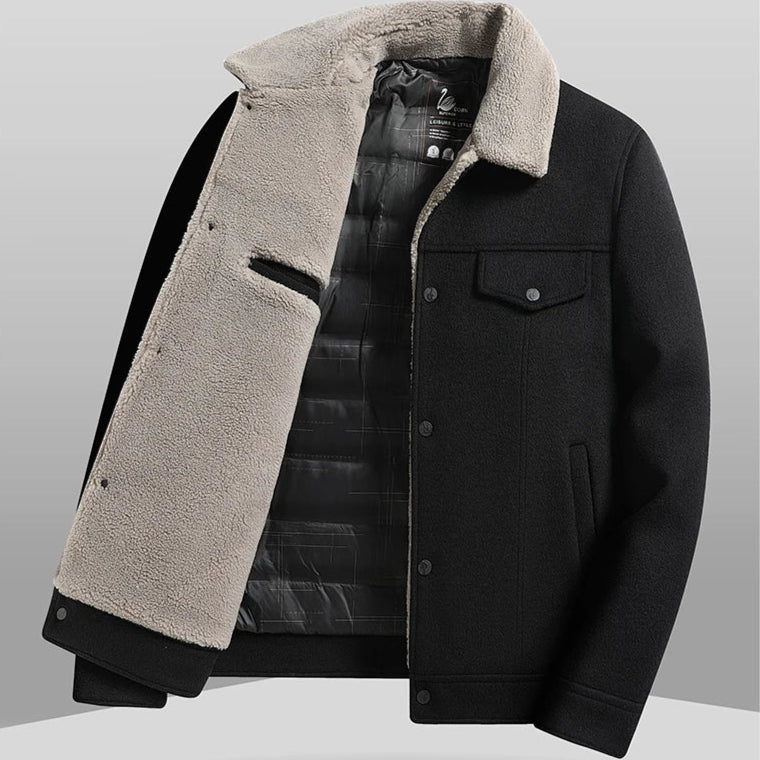 Casual Elegance: Rhode Wool Jacket for Warmth and Style