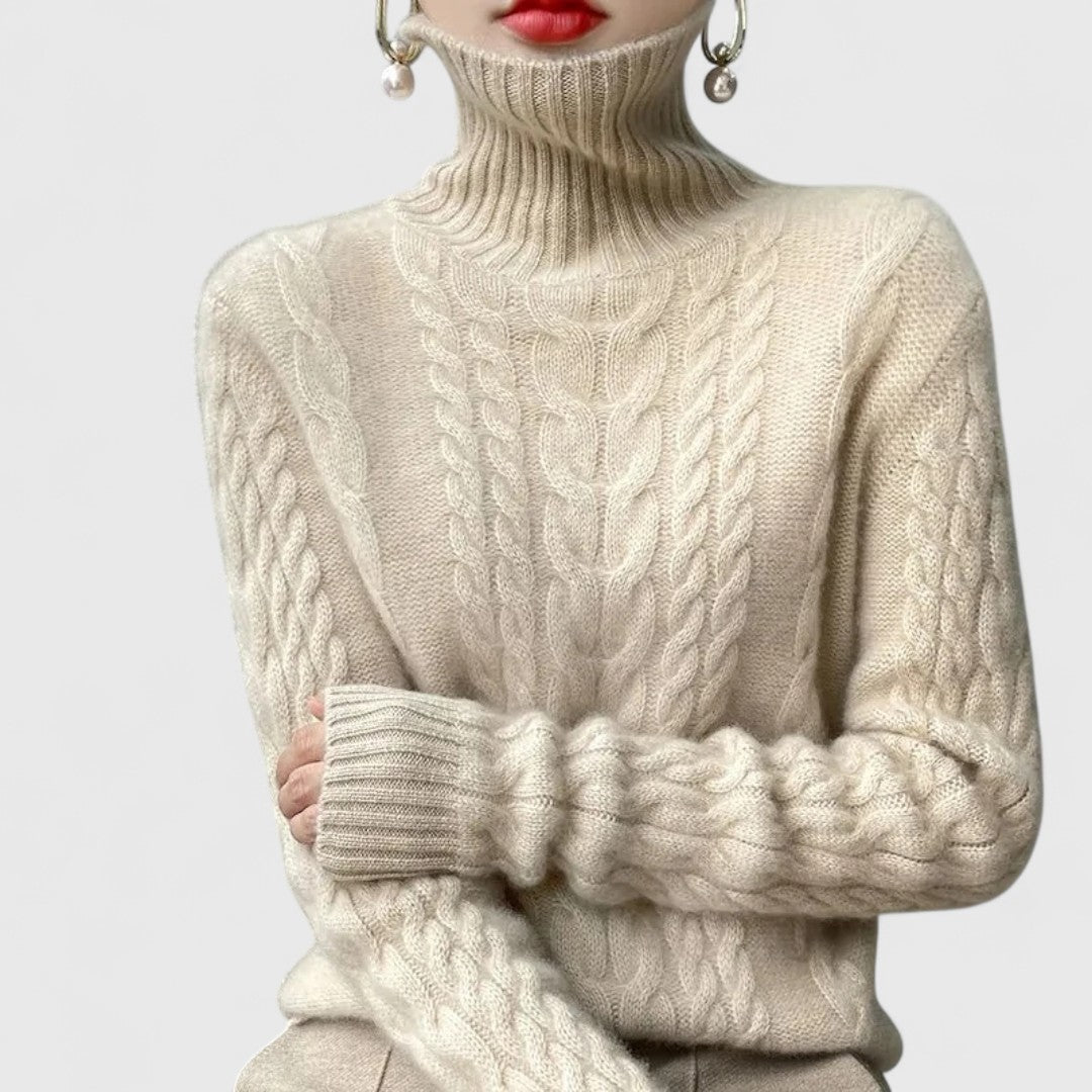 Clara - Chic & Comfortable Turtleneck Sweater for a Perfect Cozy Look