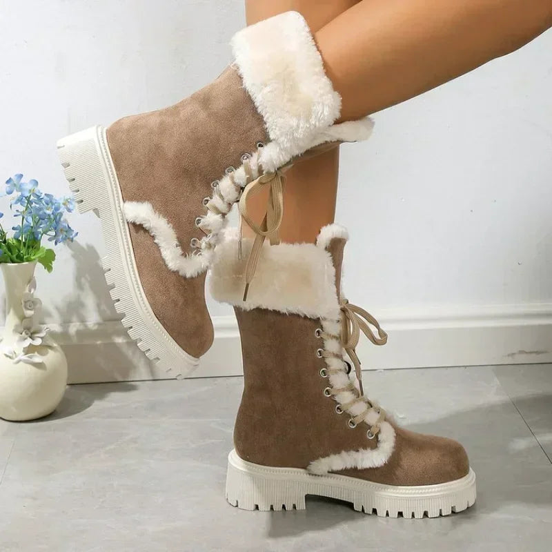 Camille Cozy Insulated Fur Boots