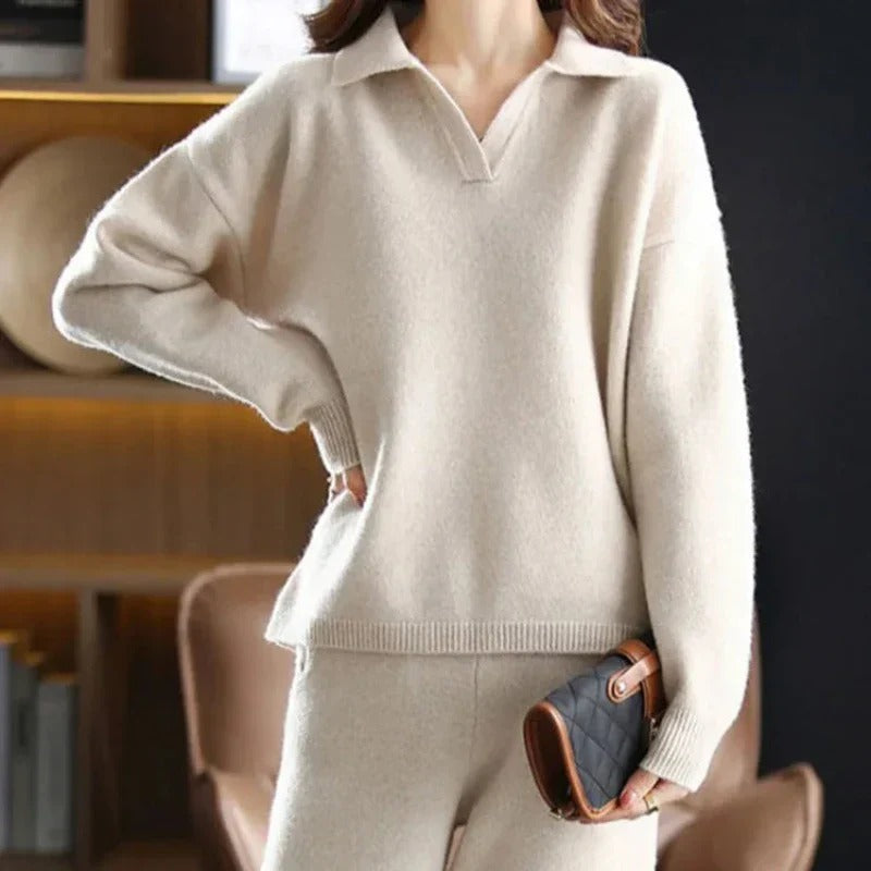 Paige Women's Cozy Winter Two-Piece Lounge Set for Effortless Comfort