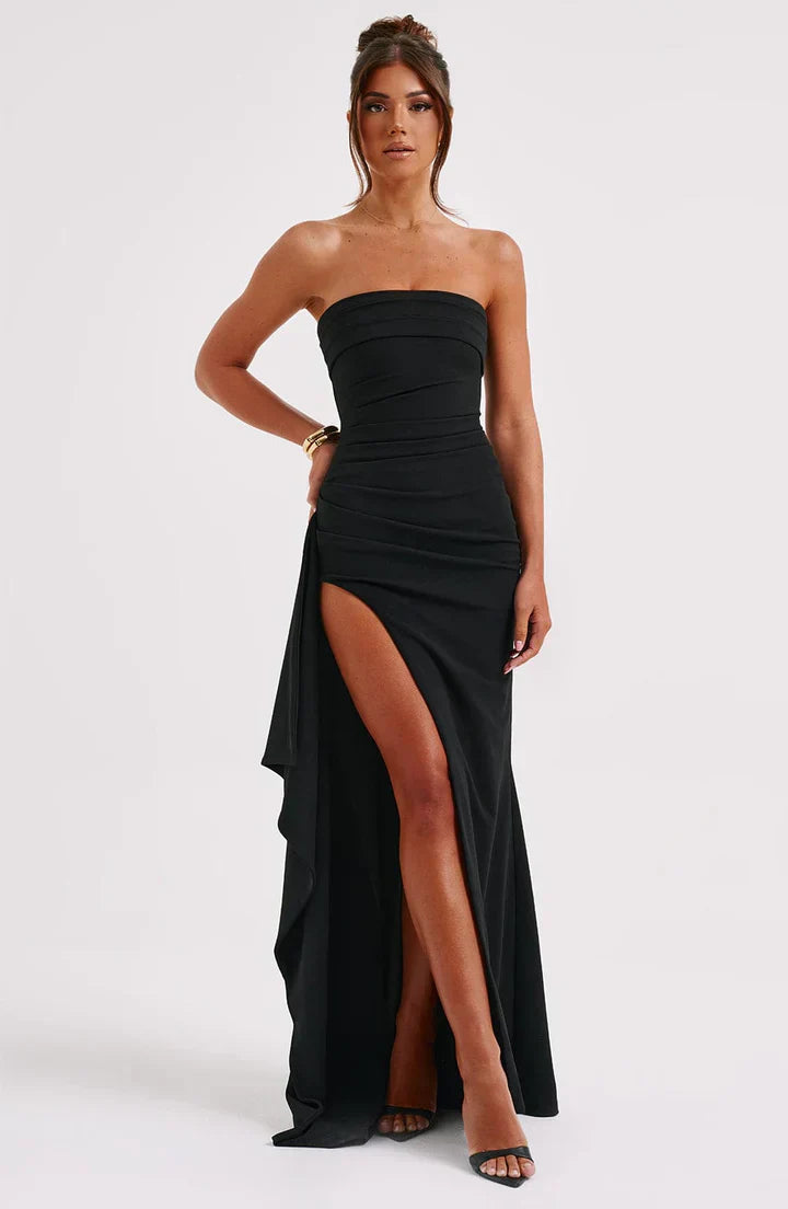 Stacy | Off-the-Shoulder Maxi Dress 0
