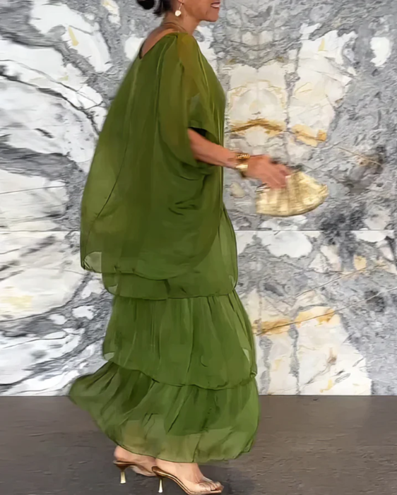 Caroline: Timeless, Elegant Flowing Maxi Dress