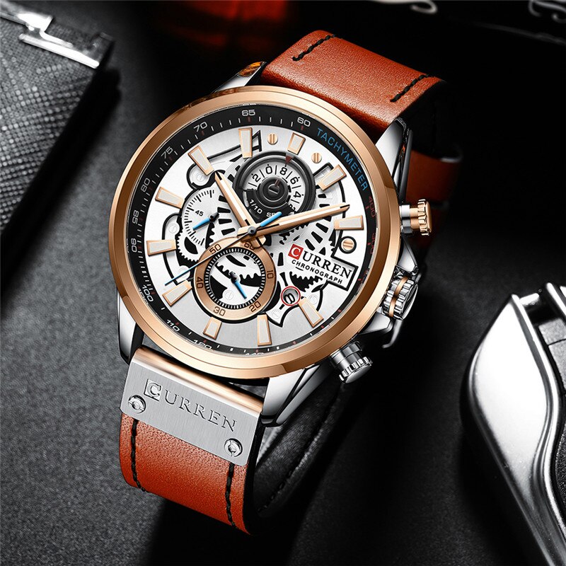 Multifunction Quartz Watch with Built-in Calendar