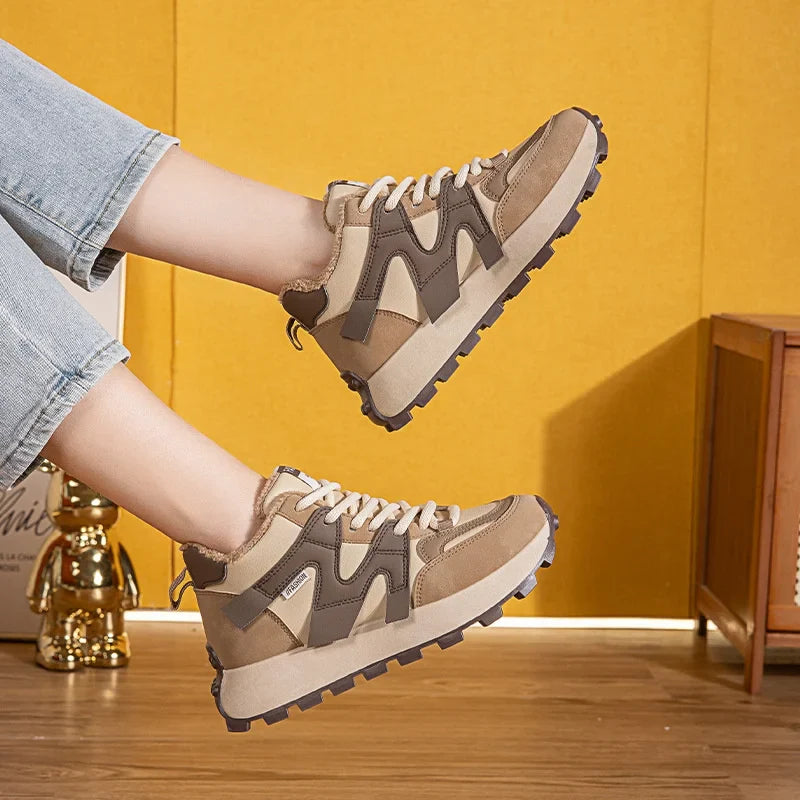 Women's Ankle Boots with Cushioned Insole – Warm and Stylish for Winter