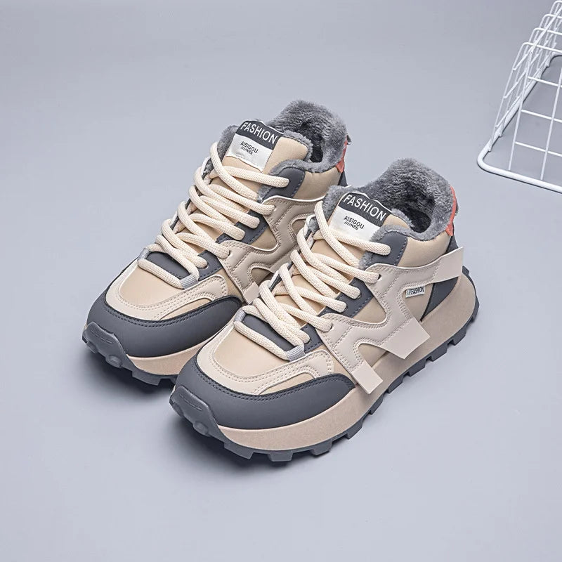 Women's Ankle Boots with Cushioned Insole – Warm and Stylish for Winter