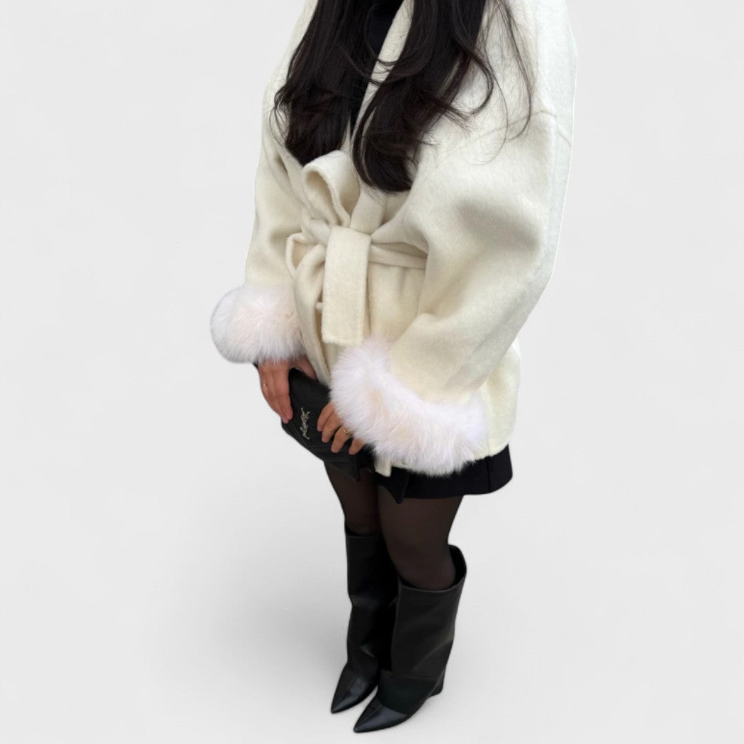 Emy – Timeless Elegance with Eco-Friendly Faux Fur Coat