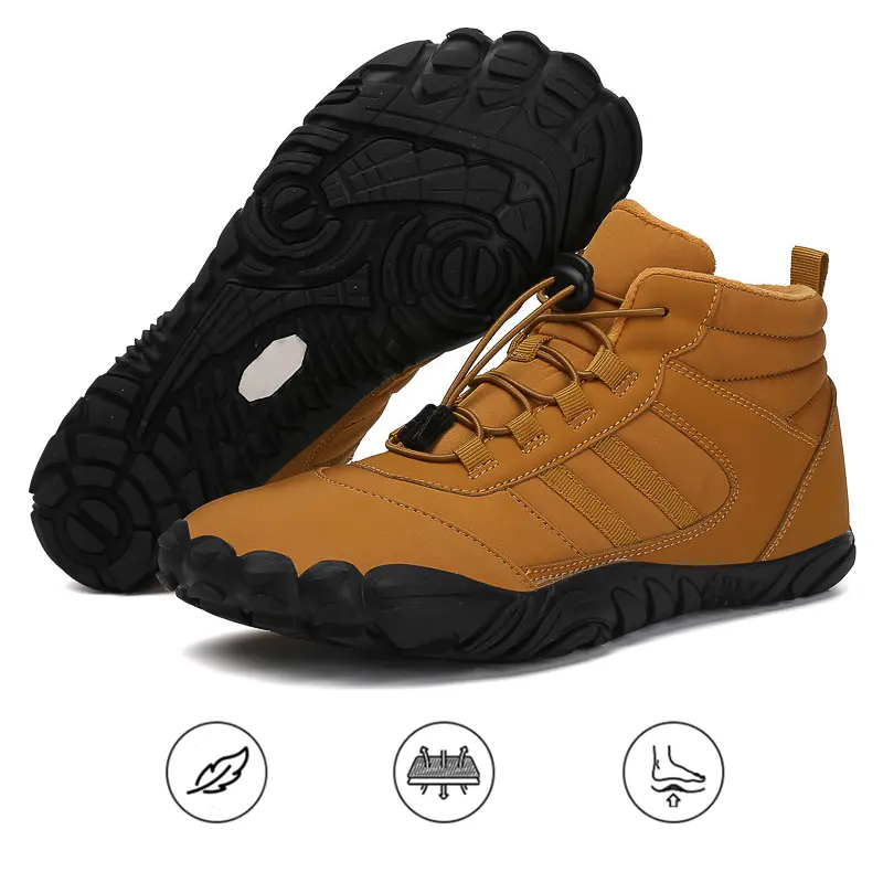 Men's Waterproof Sandals for Barefoot Walking – Comfort and Support in Winter Adventures