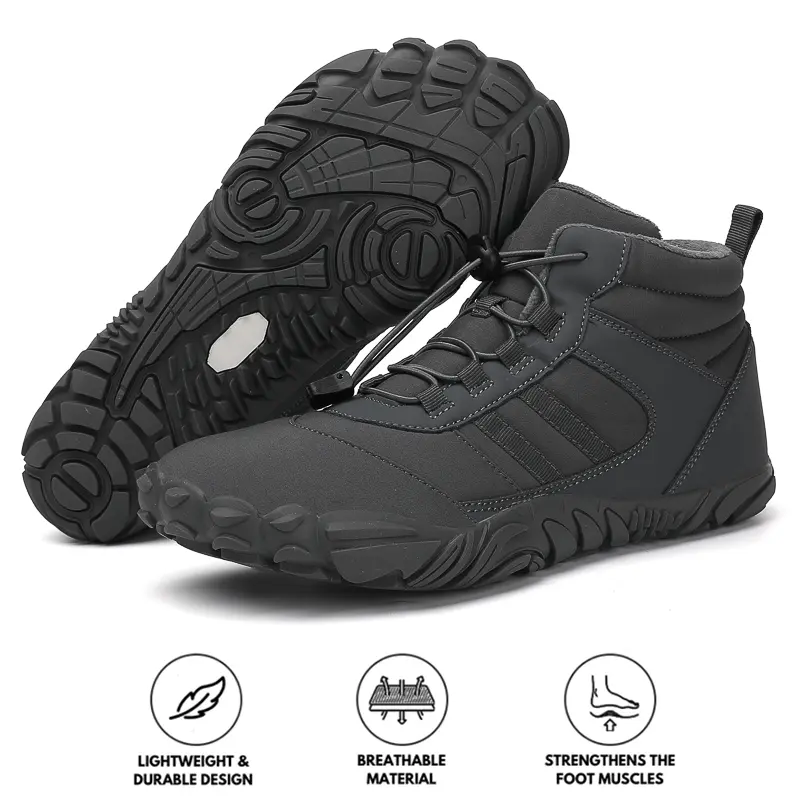 Men's Waterproof Sandals for Barefoot Walking – Comfort and Support in Winter Adventures