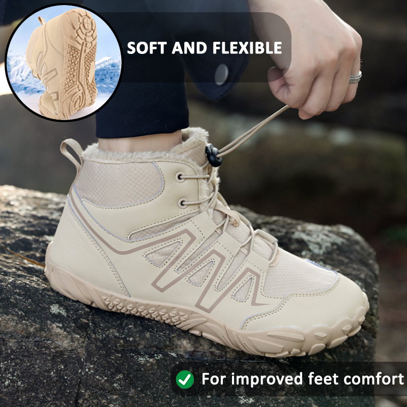 High Waterproof Unisex Snow Boots – Comfortable and Non-Slip