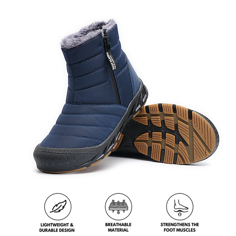 Waterproof High-Top Winter Shoes for Men and Women – Comfort and Support for Your Winter Adventures
