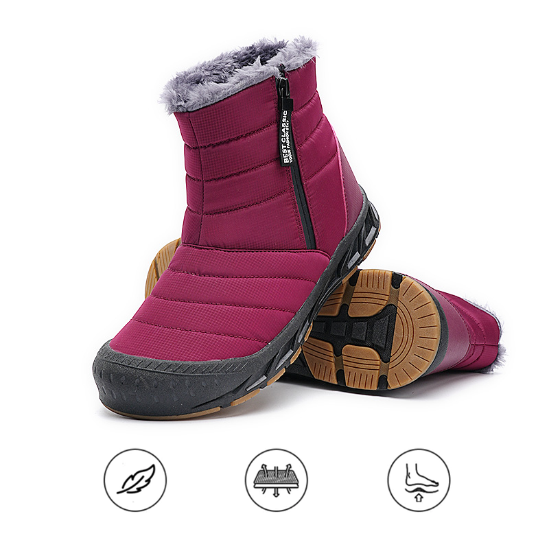 Waterproof High-Top Winter Shoes for Men and Women – Comfort and Support for Your Winter Adventures