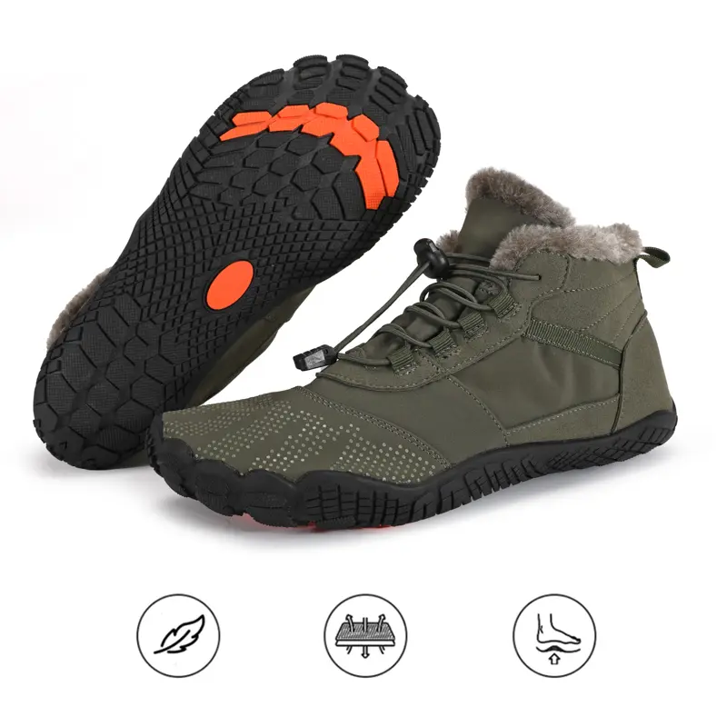 Men's Waterproof Hiking Shoes – Warm Comfort and Non-Slip