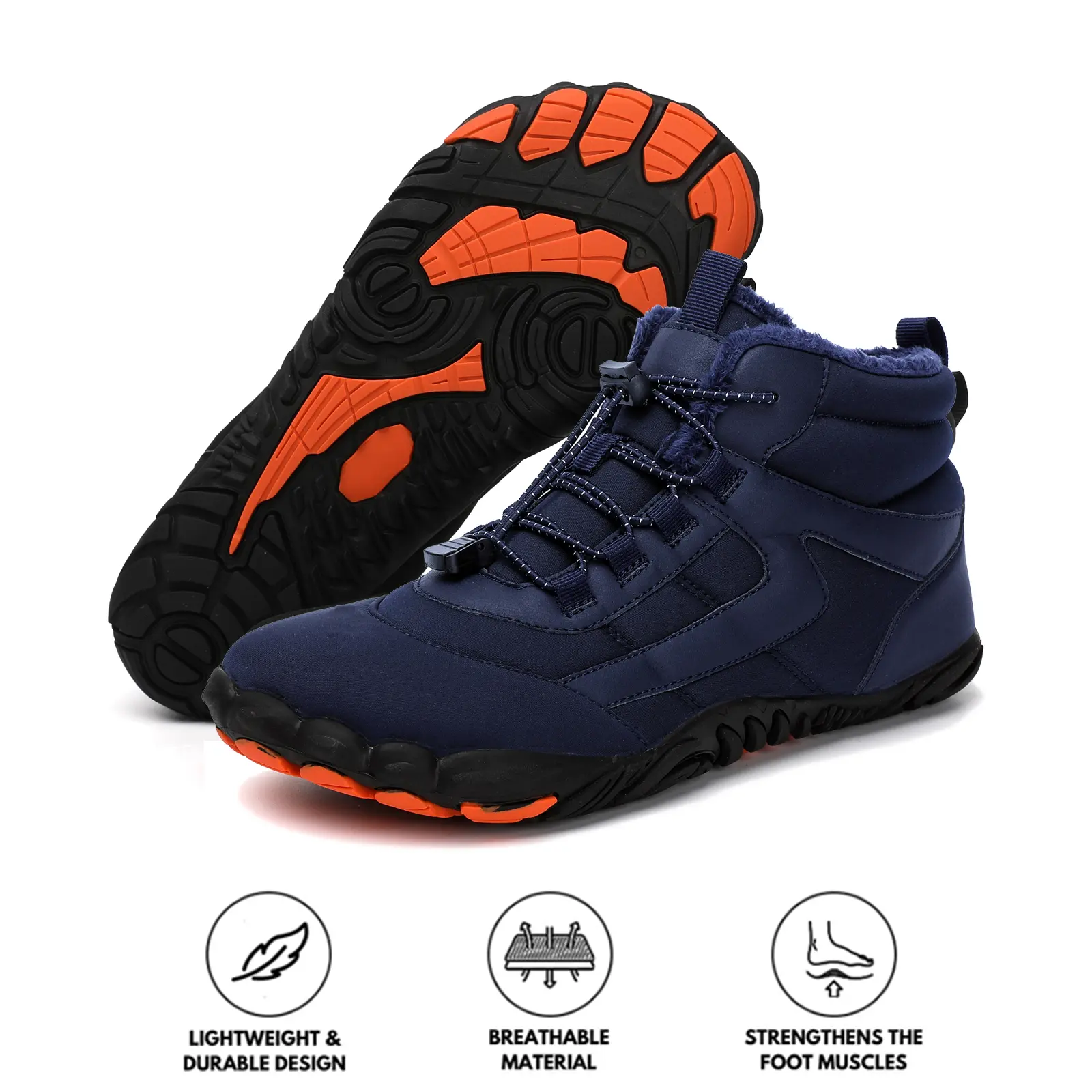 Unisex Waterproof Hiking Shoes – Warm and Thick Comfort