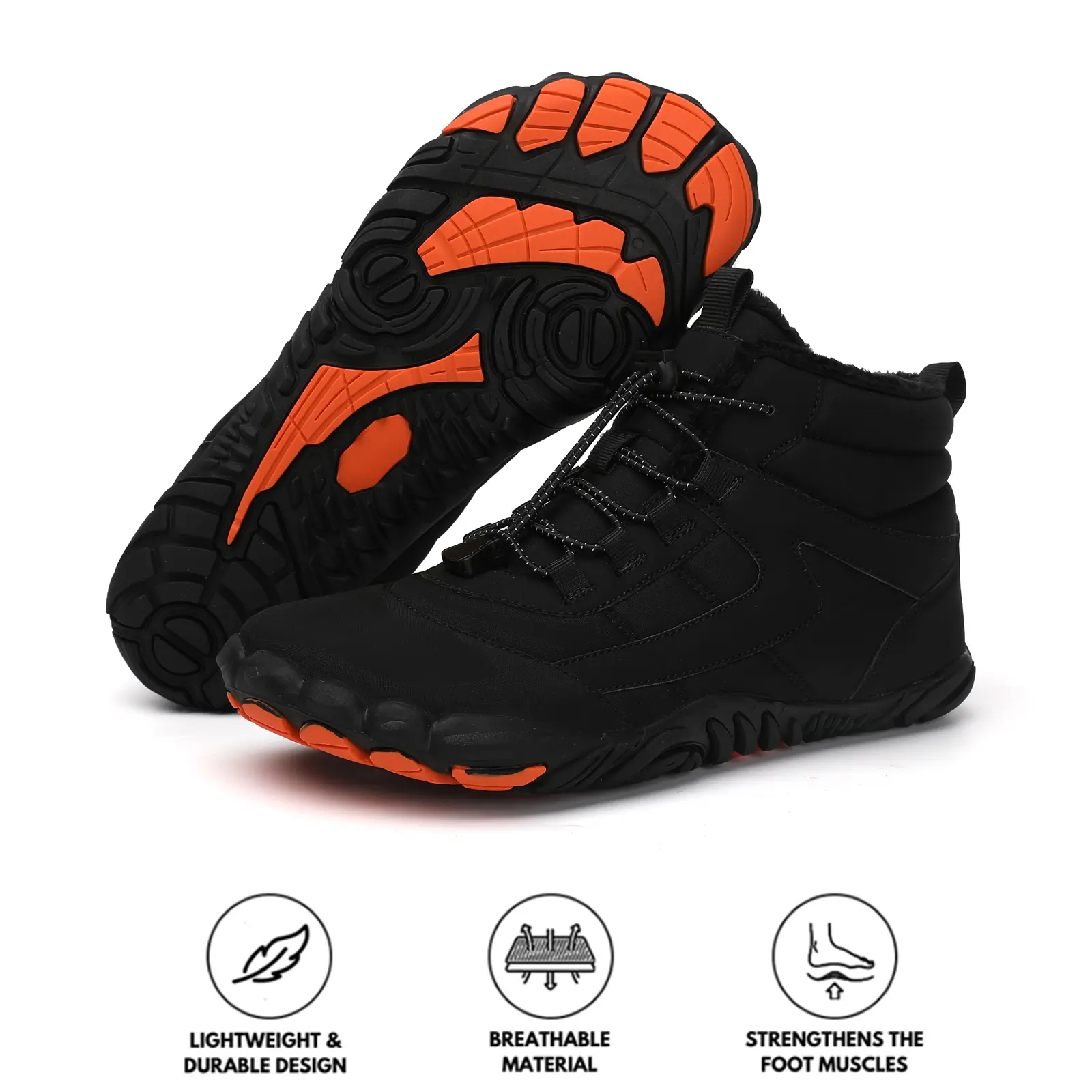 Unisex Waterproof Hiking Shoes – Warm and Thick Comfort
