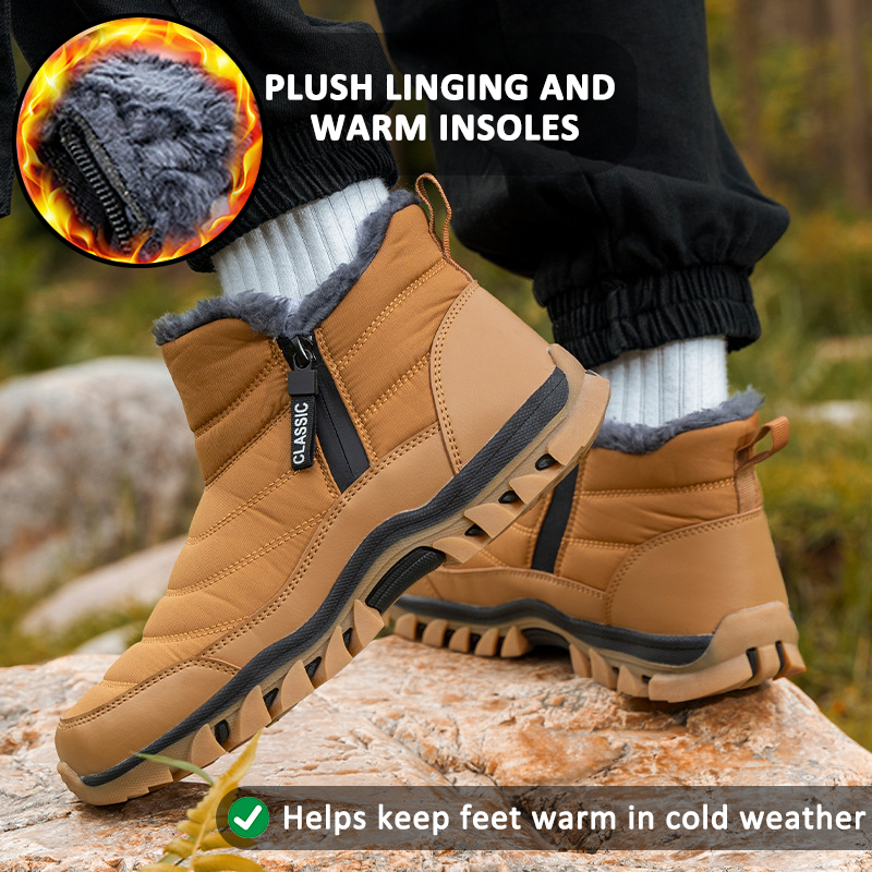 Men's Waterproof Snow Boots – Comfortable, Supportive & Perfect for Winter Adventures