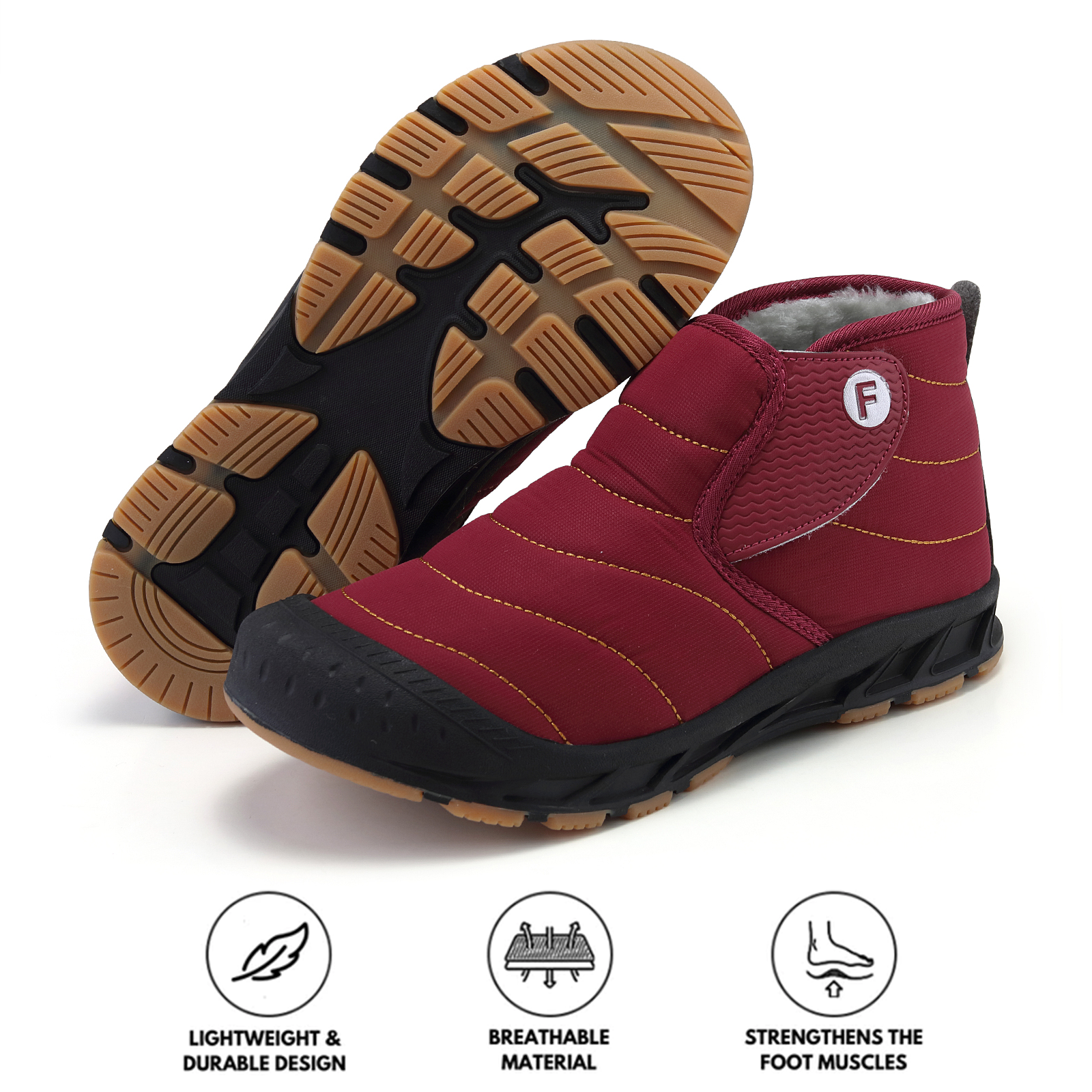Women's Waterproof Snow Boots – Cozy Comfort & Flexibility for Winter Adventures
