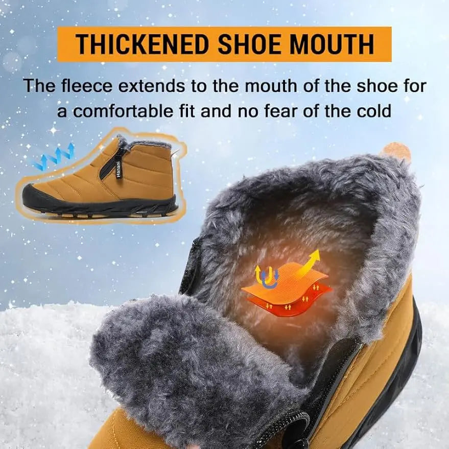 Women's Waterproof Snow Boots – Cozy Insulated & Fur-Lined for Ultimate Warmth