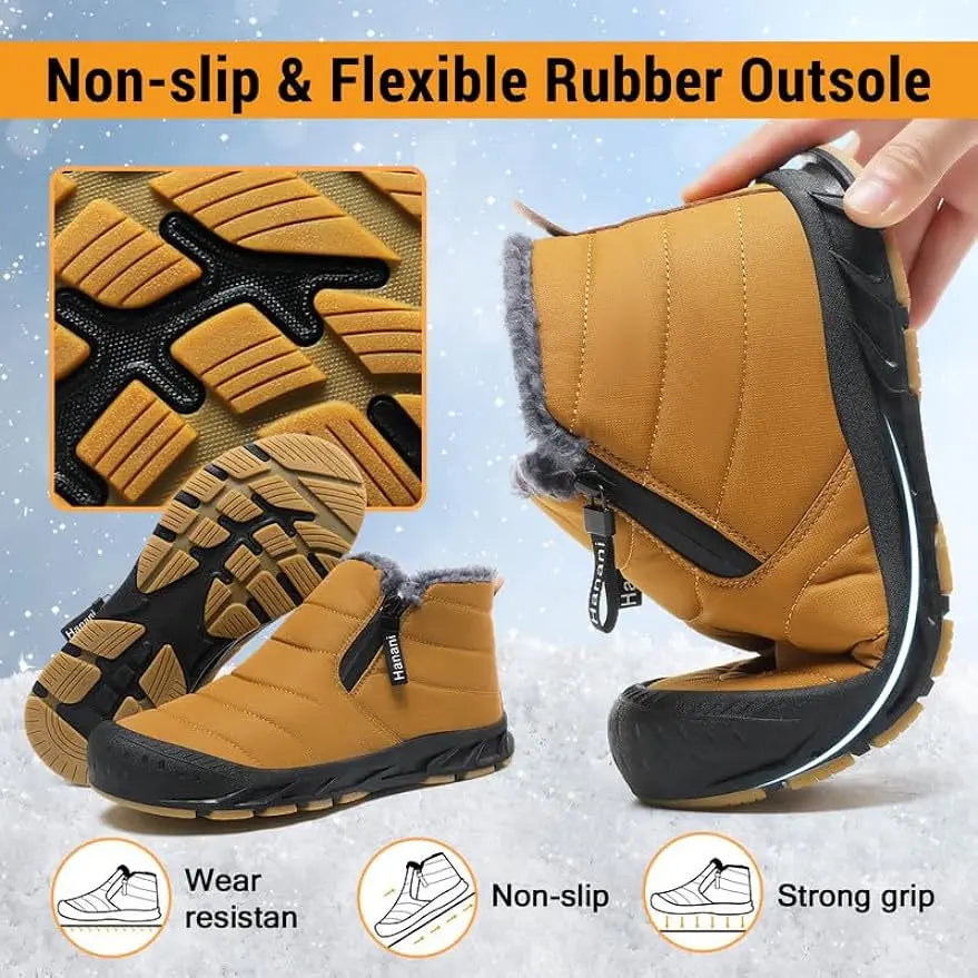 Women's Waterproof Snow Boots – Cozy Insulated & Fur-Lined for Ultimate Warmth