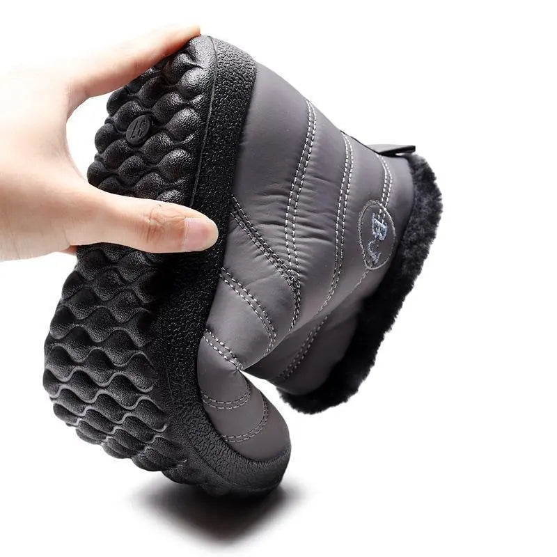 Waterproof boots with fashionable design and warmth for women