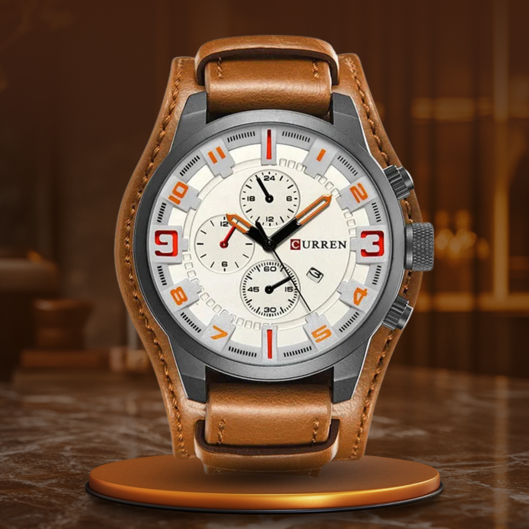 Military resistant watch for sports and outdoor activities
