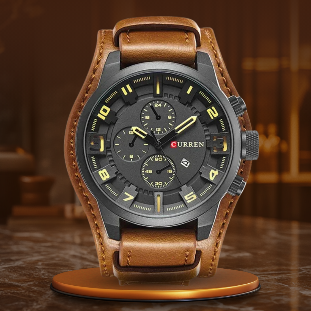 Military resistant watch for sports and outdoor activities