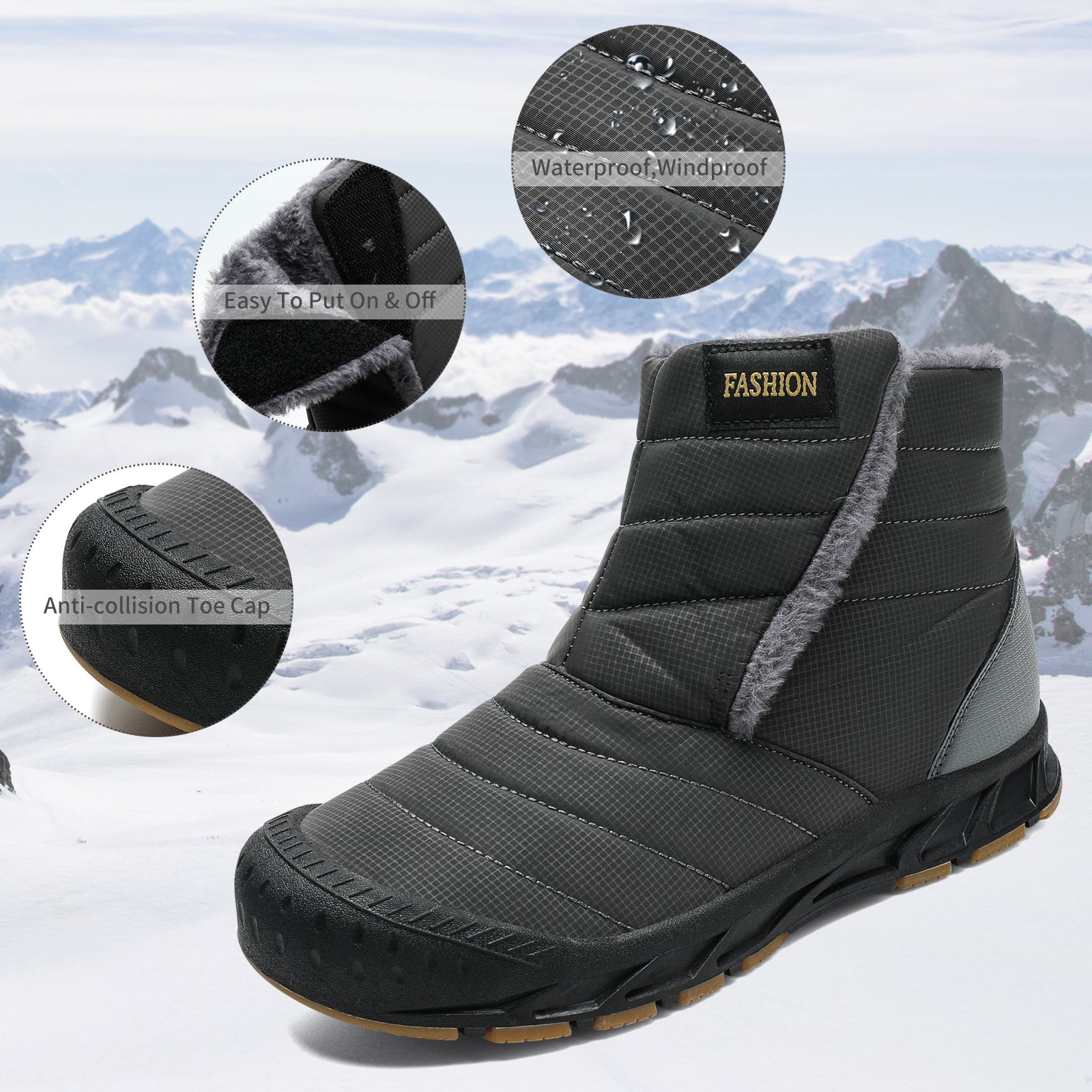 Women's Winter Waterproof Boots – Comfortable and Supportive Protection in Cold Weather
