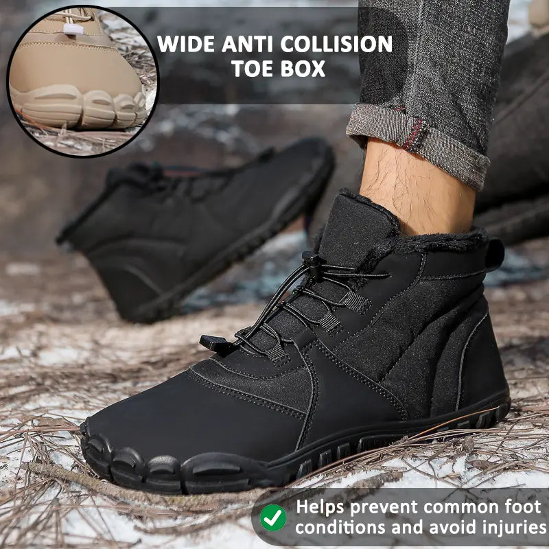 Women's Waterproof Winter Boots – Cozy & Comfortable Barefoot Feel