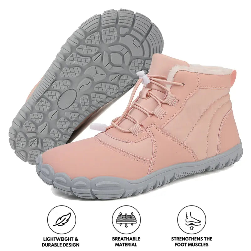 Women's Waterproof Winter Boots – Cozy & Comfortable Barefoot Feel