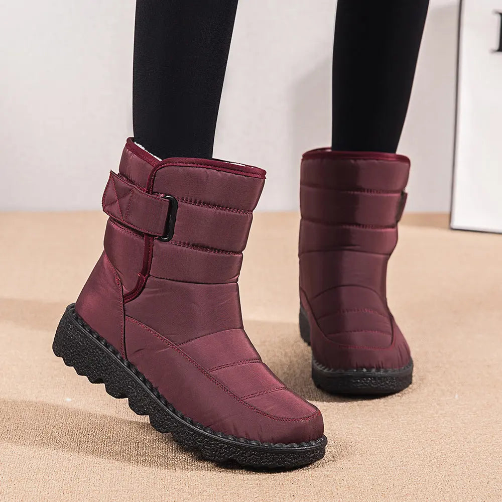 Women's Waterproof Winter Boots – Cozy Warmth & Non-Slip Comfort for Cold Days