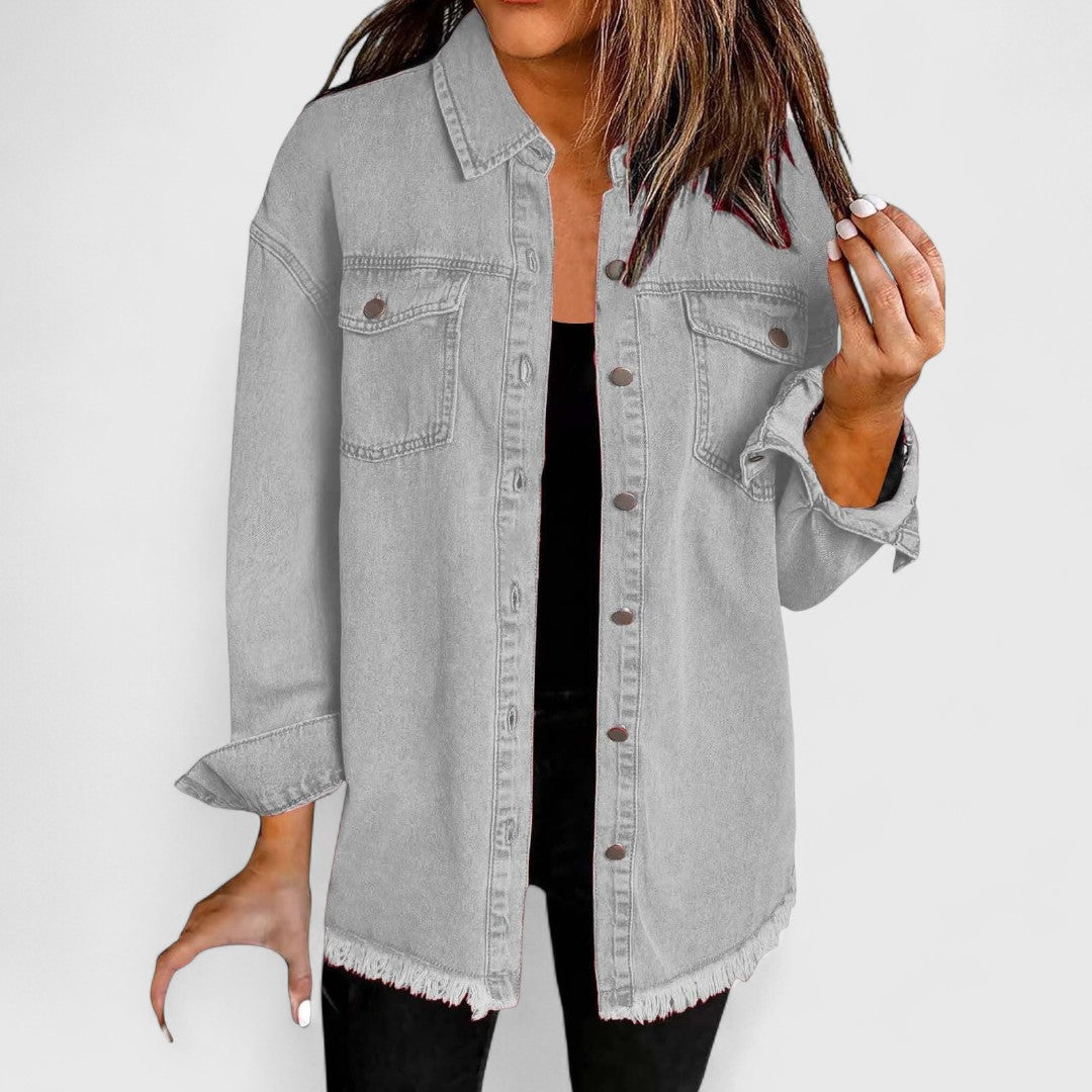Kristin - Timeless Classic Denim Jacket for Effortless Style