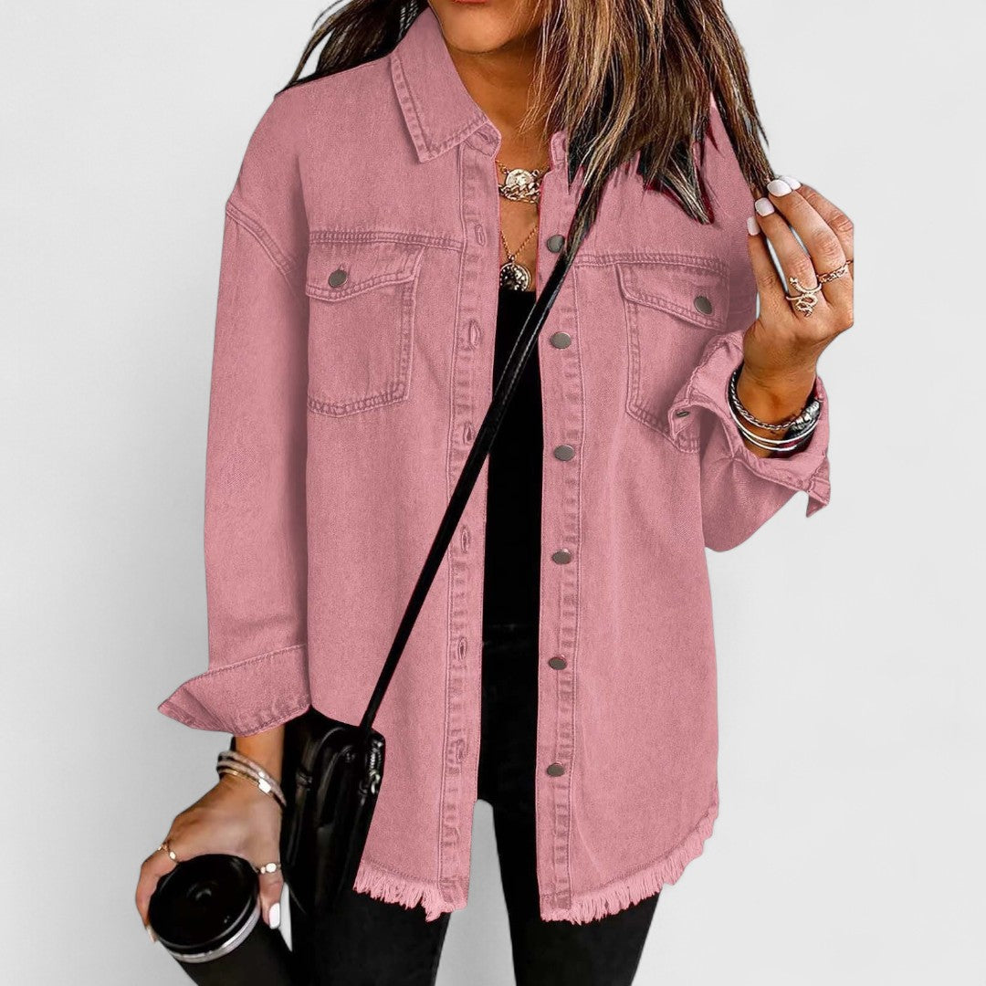 Kristin - Timeless Classic Denim Jacket for Effortless Style