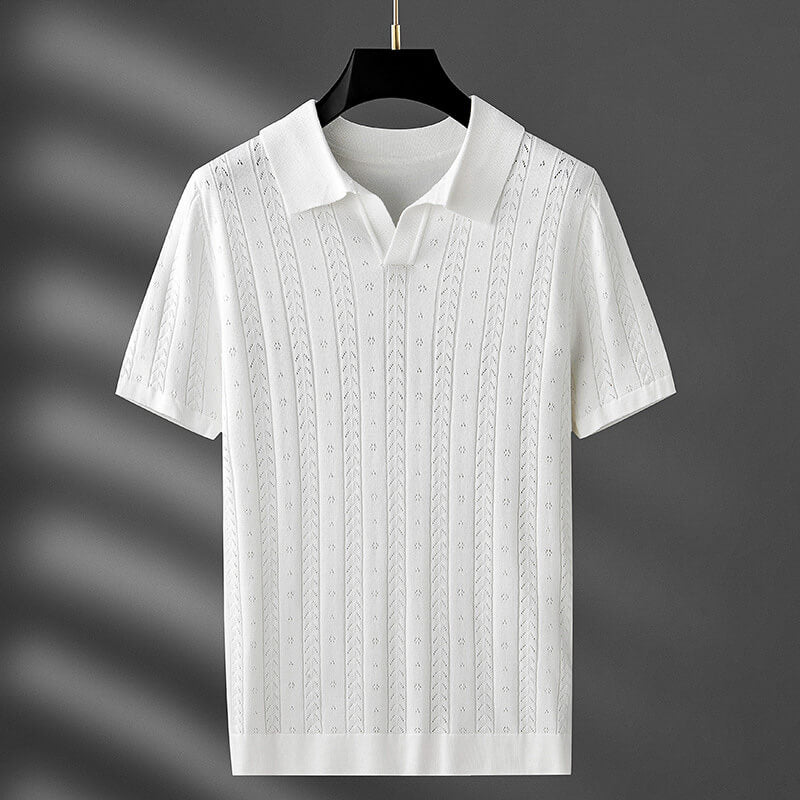 Jerome Prestige Knitted Polo for a versatile and elegant style
