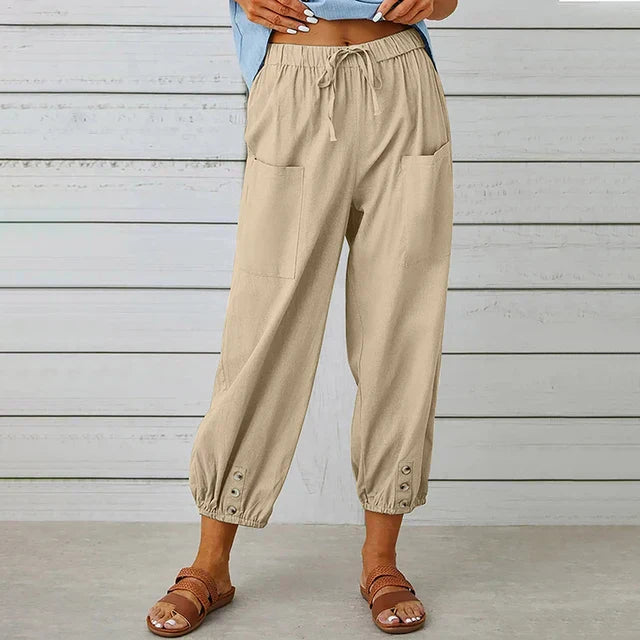 Daniele - Ultra Light Summer Trousers of Premium Quality