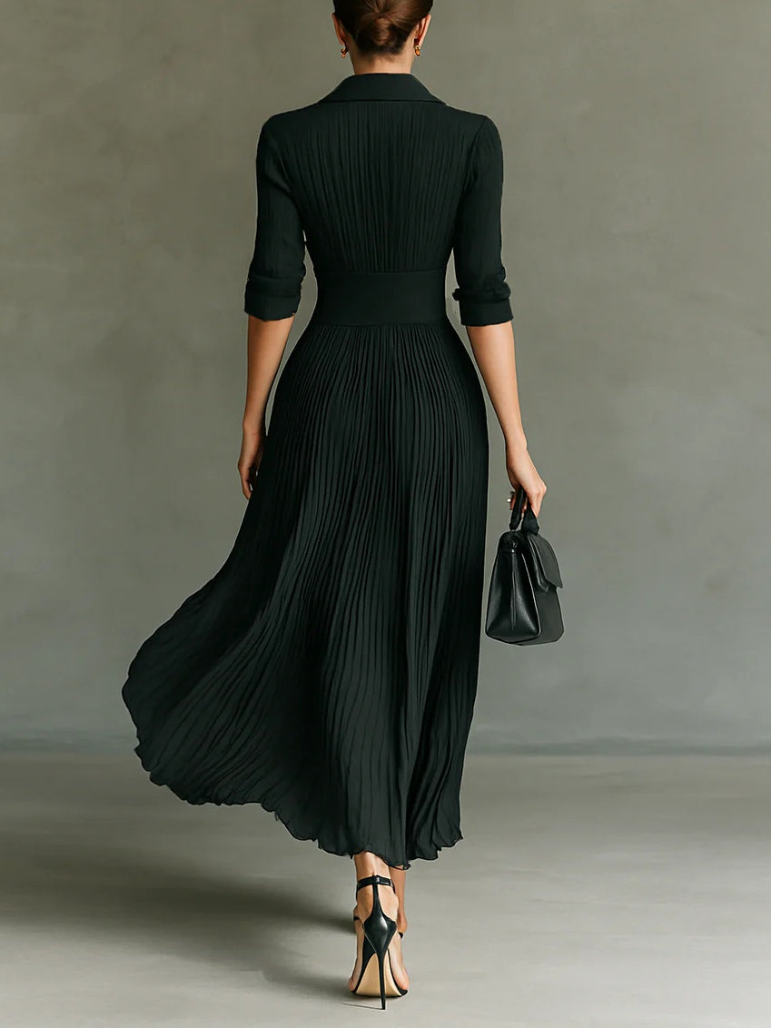 Maéline - Chic, Figure-Flattering Fitted-Waist Dress