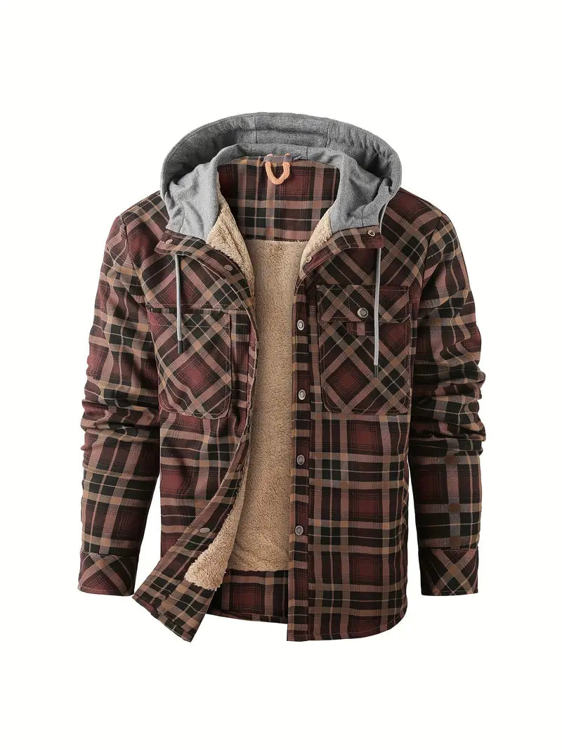 Wyatt - Must-Have Hooded Checked Jacket for Stylish Comfort