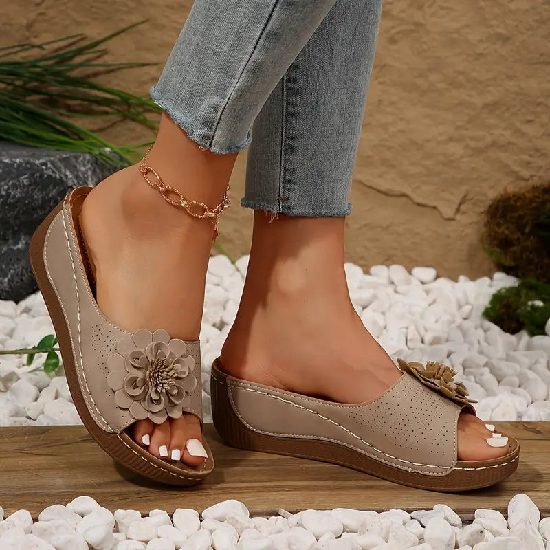 Belle™ - Elegant Floral Orthopedic Sandals for Comfortable Style