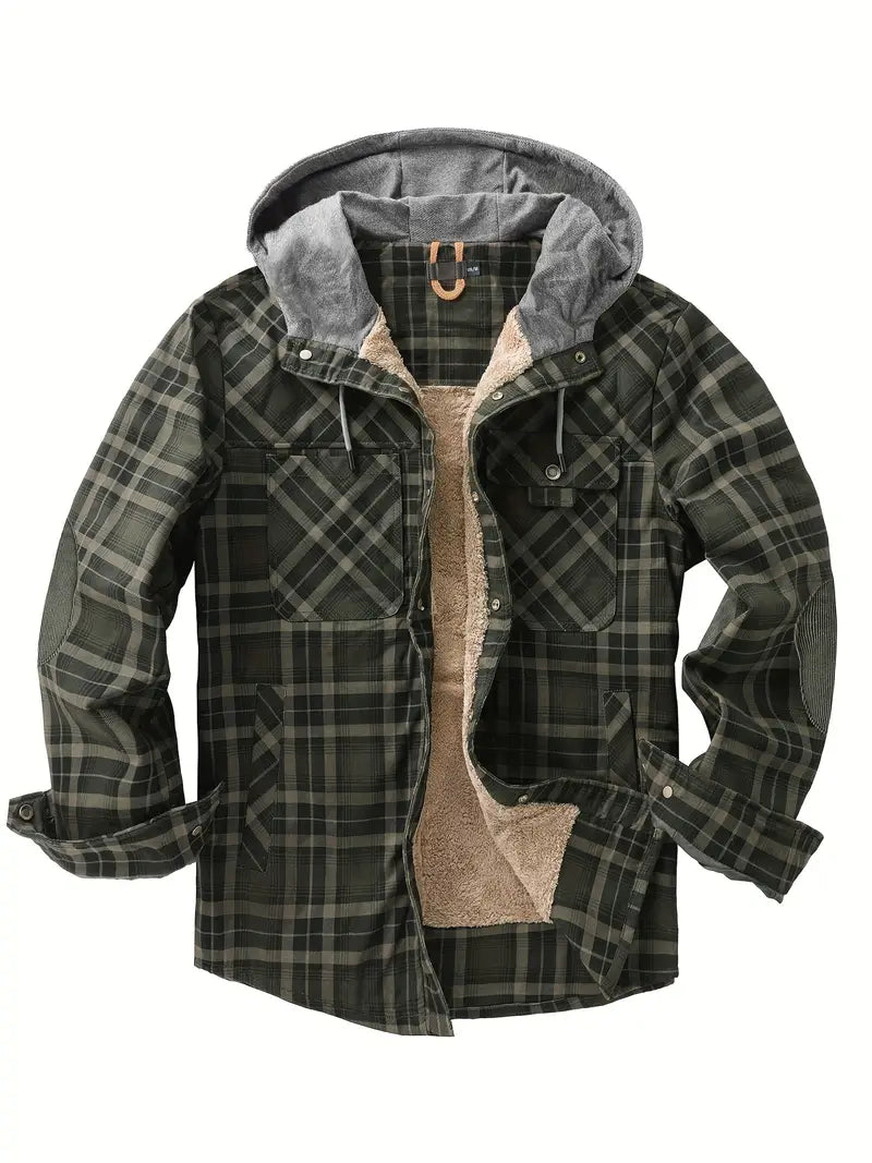 Wyatt - Must-Have Hooded Checked Jacket for Stylish Comfort