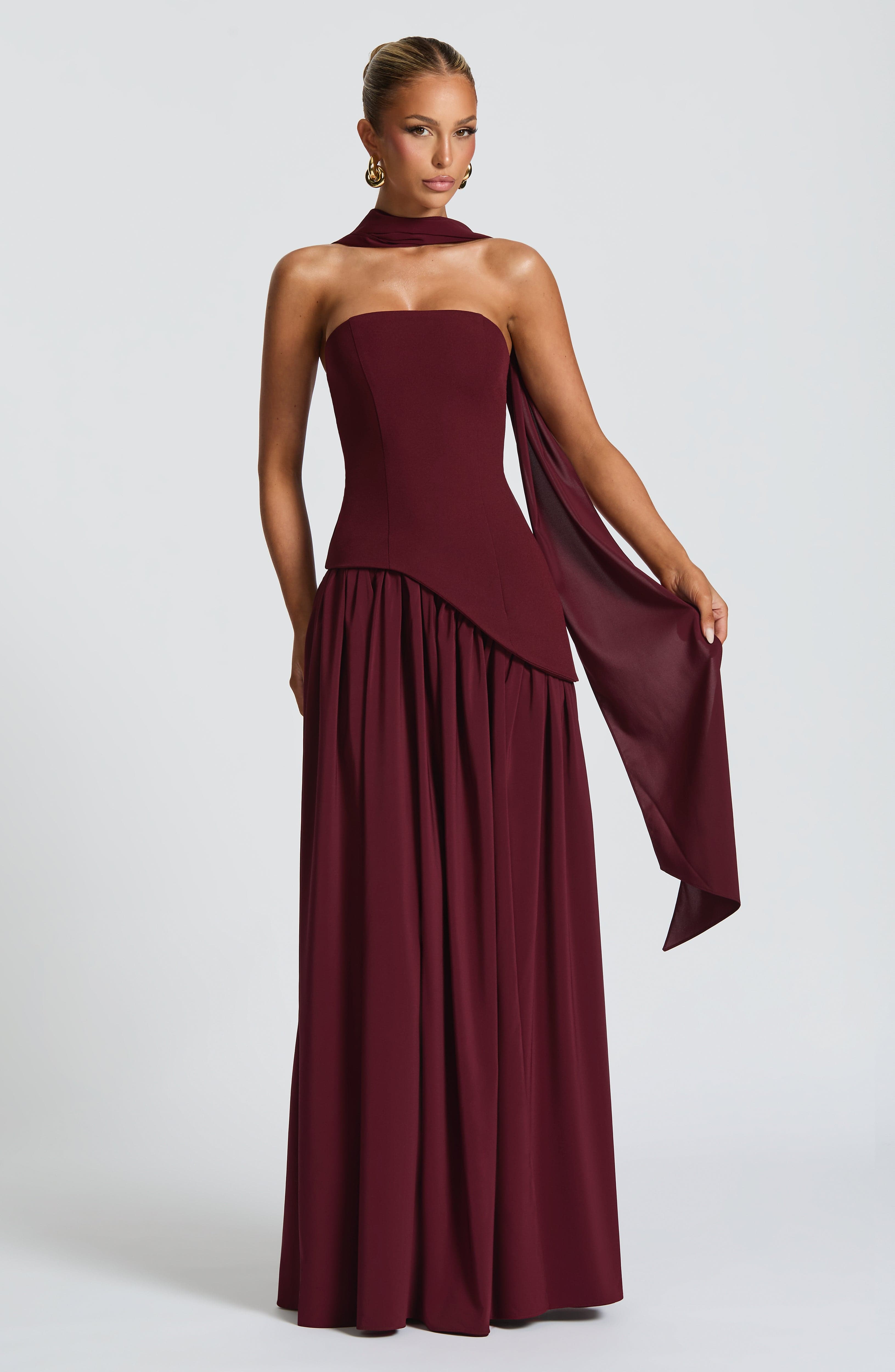 Premium Chic Slit Maxi Dress
