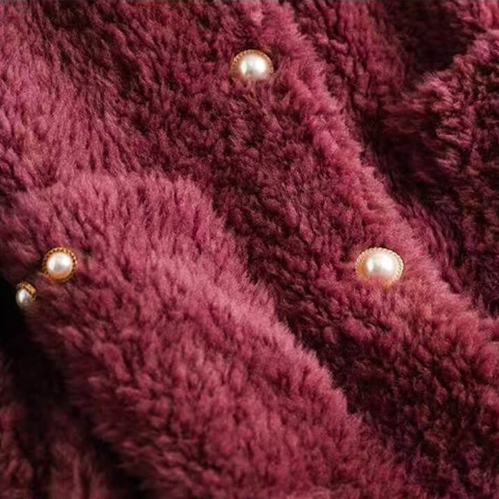 Victoria Couture Luxurious Skull Fur Jacket